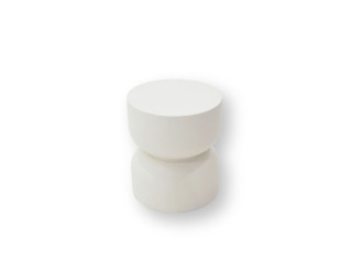 CHRONOS - Bočný stolík / Cream White