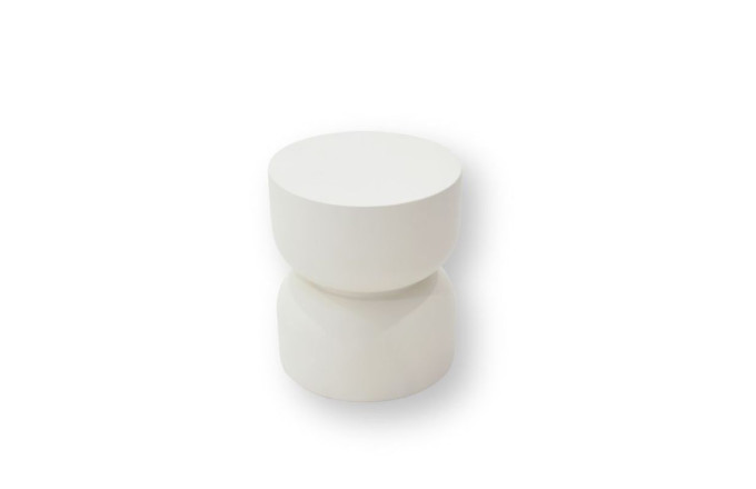 CHRONOS - Bočný stolík / Cream White CHRONOS - Bočný stolík / Cream White